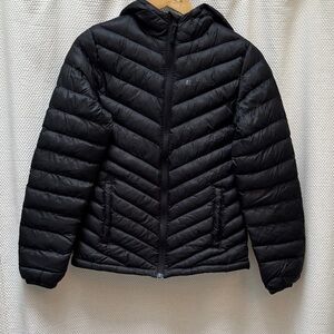 Mountain Warehouse Black Hooded Puffer Jacket